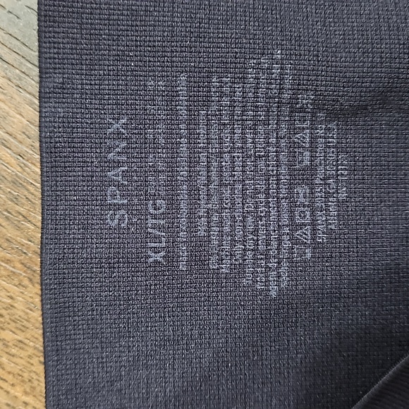 Spanx Navy Blue High Rise Compression Leggings Size Xl - Picture 4 of 12